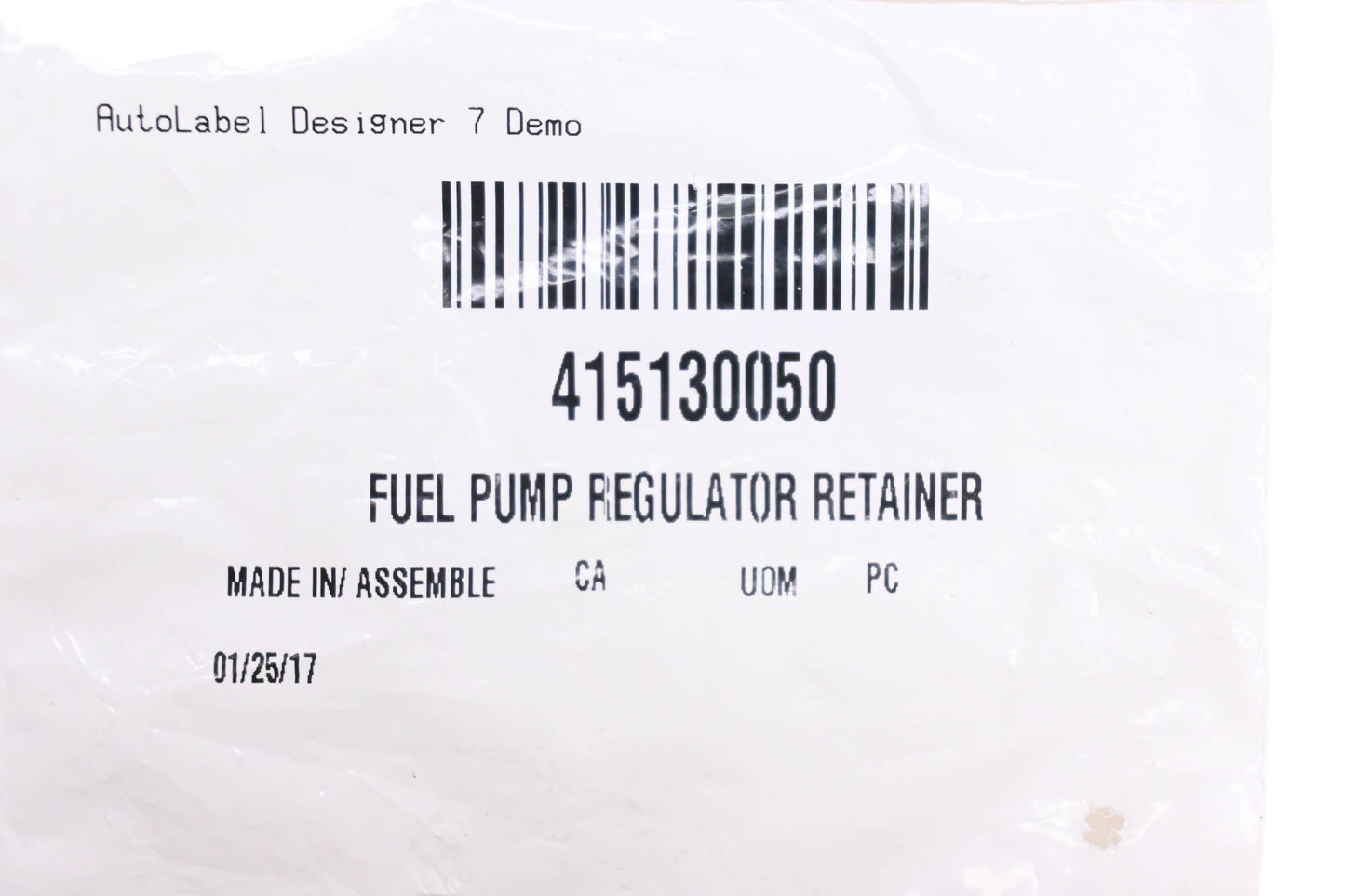 Aftermarket 415130050 Fuel Pump Regulator Retainer NOS
