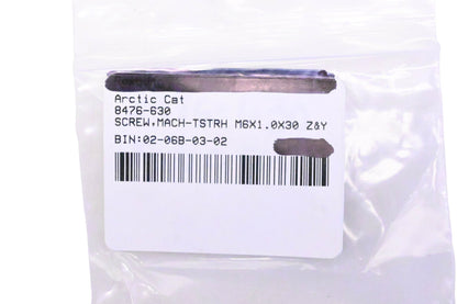 New OEM Arctic Cat 8476-630 Machine Screws Qty 2 NOS