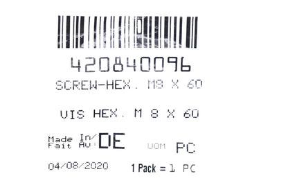 Aftermarket 420840096 Hex Screw NOS