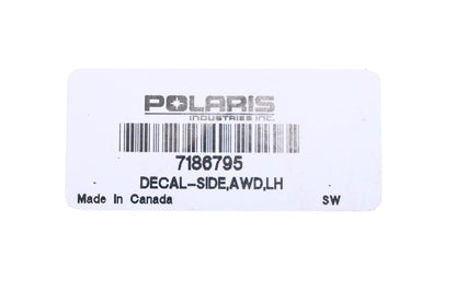 New OEM Polaris 7186795 Left Hand Side Decal NOS
