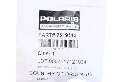 New OEM Polaris 7519113 Screw NOS