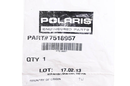 New OEM Polaris 7518957 Hex Flange Screw NOS