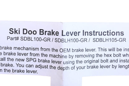 Skinz Protective Gear SDBLH105-GR, SDBL100-GR, SDBLH100-GR Adjustable Heated Brake Lever NOS