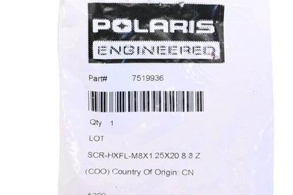 New OEM Polaris 7519936 Flanged Hex Screw NOS