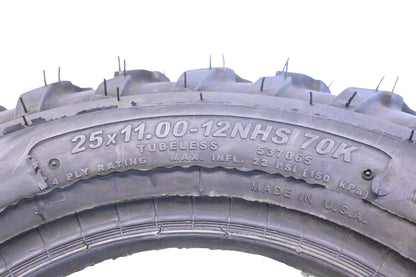 Carlisle 537065 Trail Wolf 25x11.00-12NHS 70K NOS