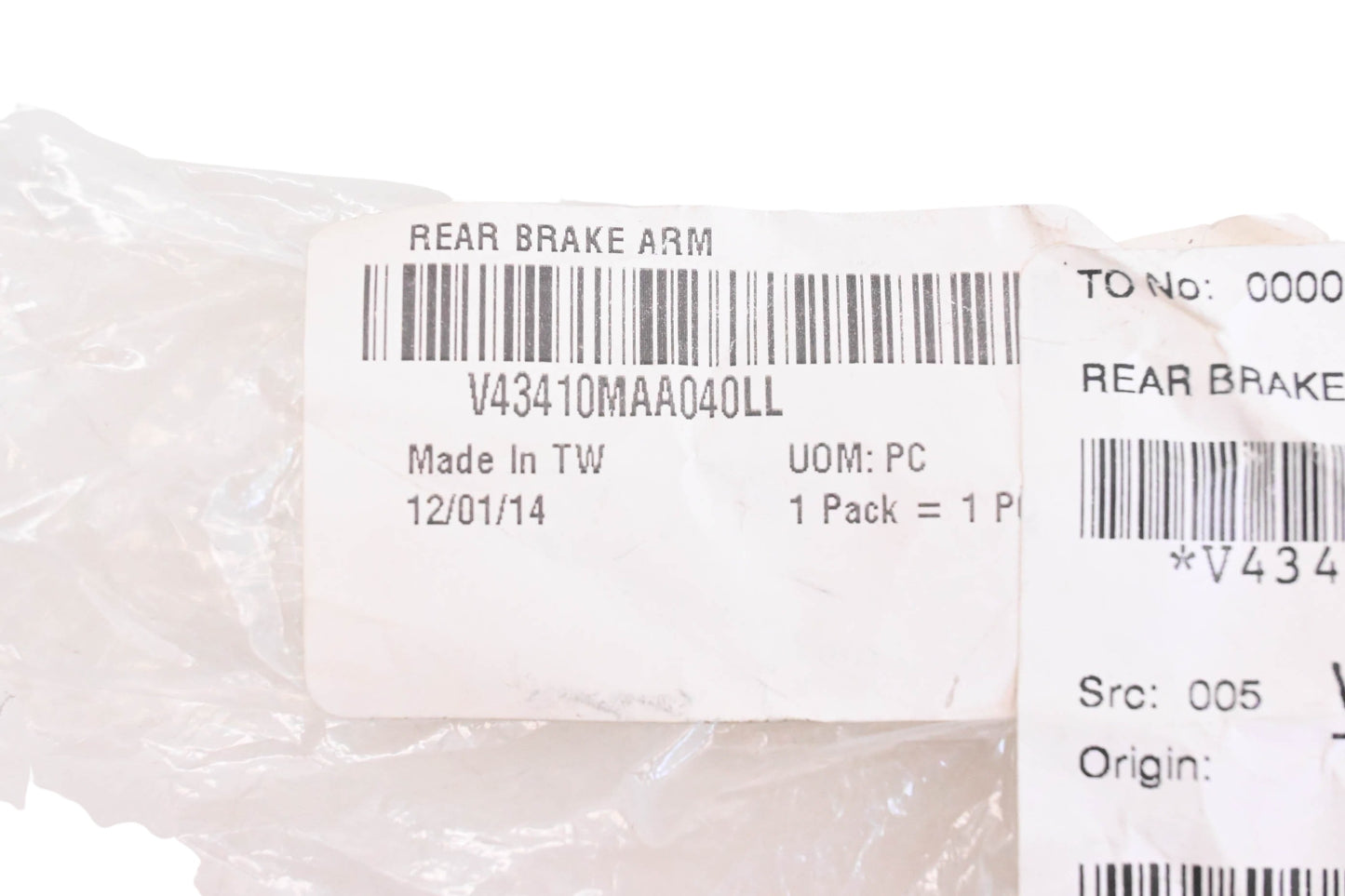 Aftermarket V43410MAA040LL Rear Brake Arm NOS