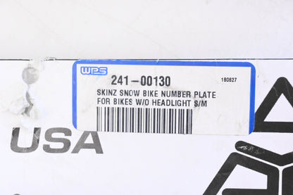 SPG 241-00130 Number Plate Bag NOS