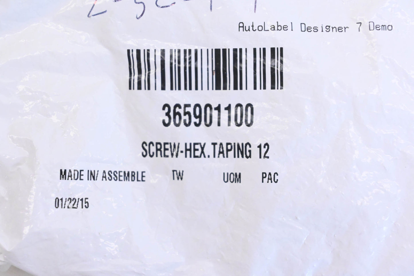 Aftermarket 365901100 Hex Taping Screw NOS