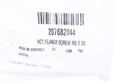 Aftermarket 207682044 Hex Flange Screw NOS