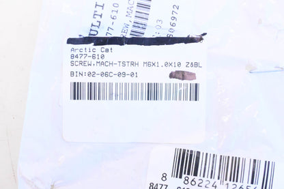 New OEM Arctic Cat 8477-610 Screws Qty 4 NOS