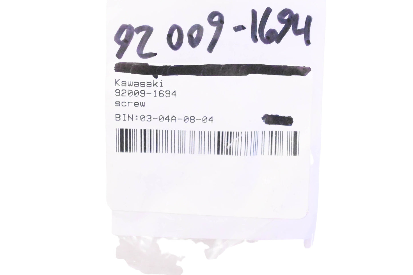 New OEM Kawasaki 92009-1694 Screw NOS
