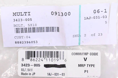 New OEM Arctic Cat 3423-005 Bolt NOS