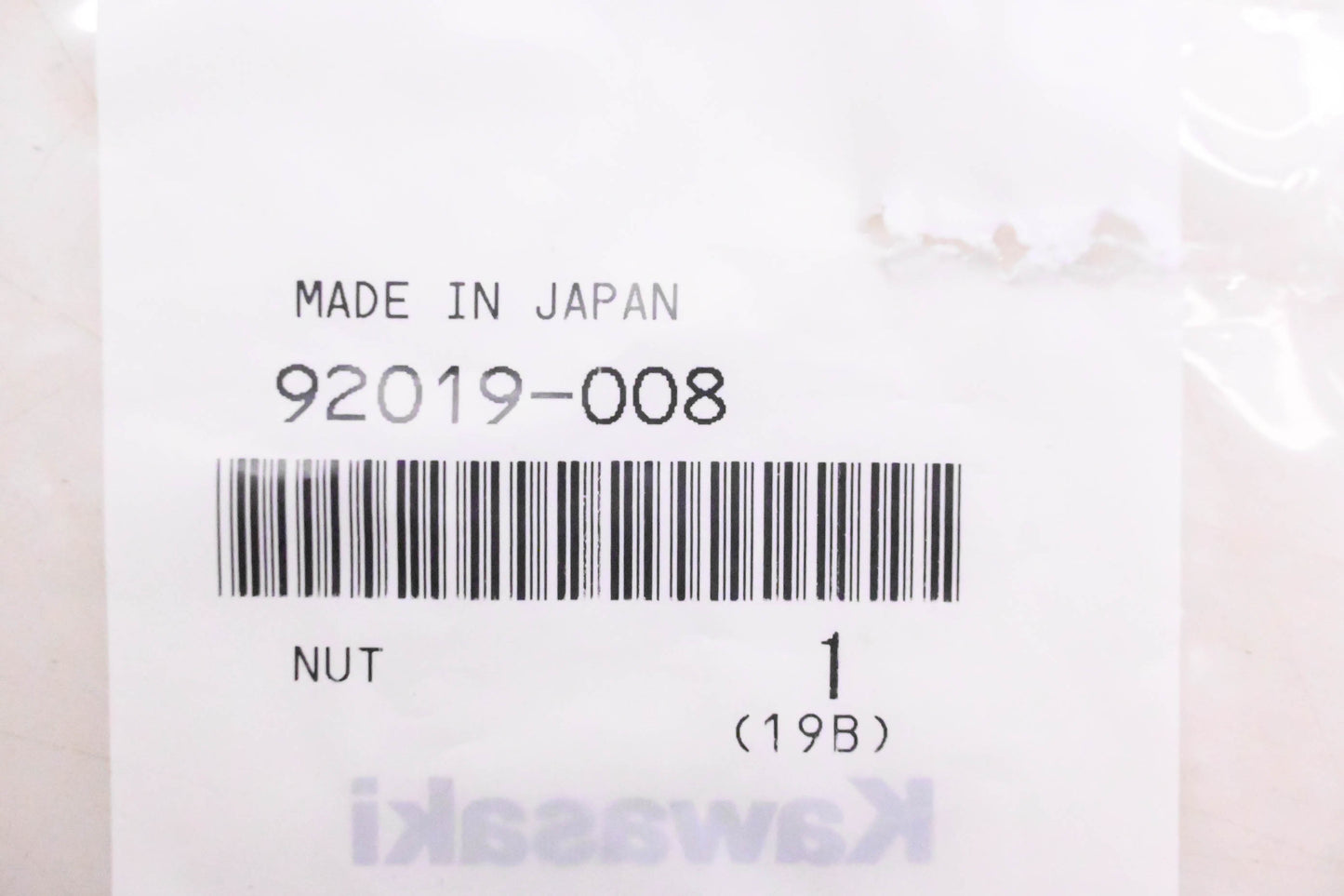 New OEM Kawasaki 92019-008 Nut NOS