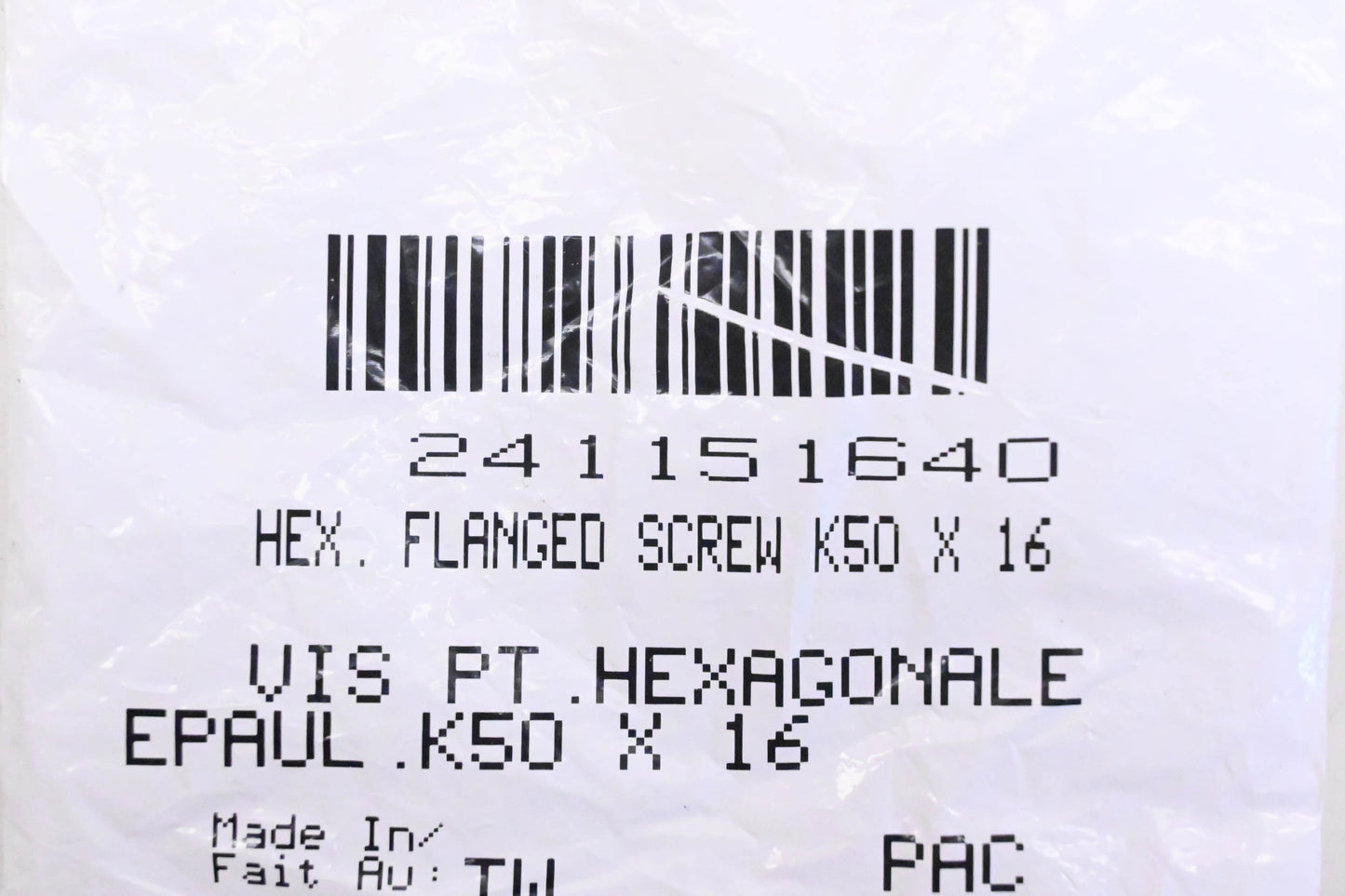 Aftermarket 241151640 Hex Flange Screw NOS