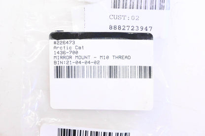 New OEM Arctic Cat 1436-700 Mirror Mount Bracket NOS