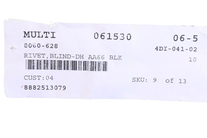 New OEM Arctic Cat 8060-628 Blind Rivets Qty 6 NOS