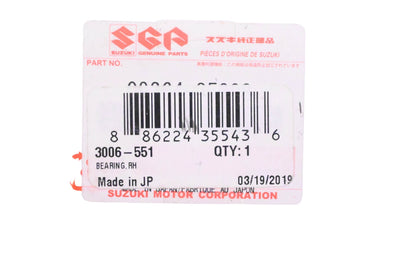 New OEM Arctic Cat 3006-551 Right Bearing NOS