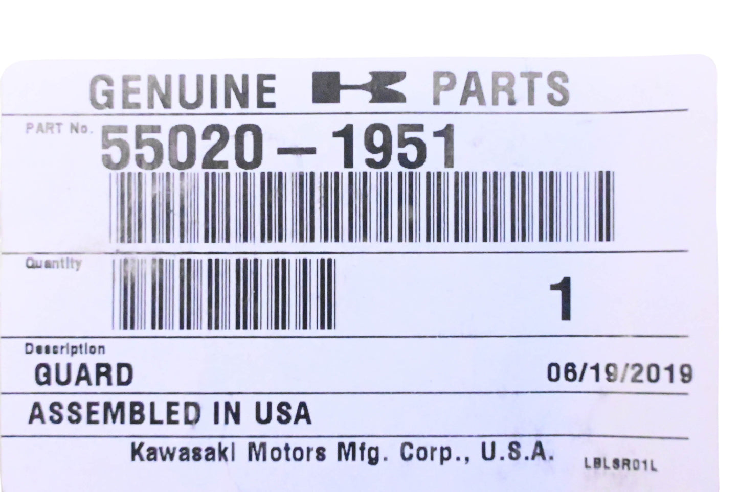 New OEM Kawasaki 55020-1951 Guard NOS