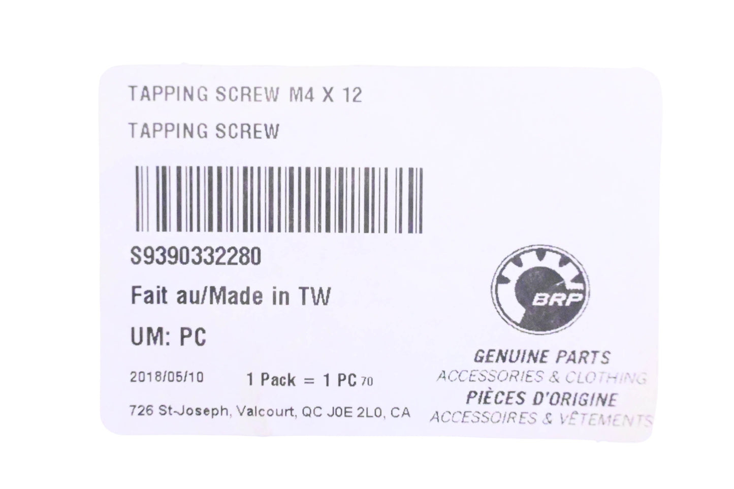 Aftermarket S9390332280 Tapping Screws NOS