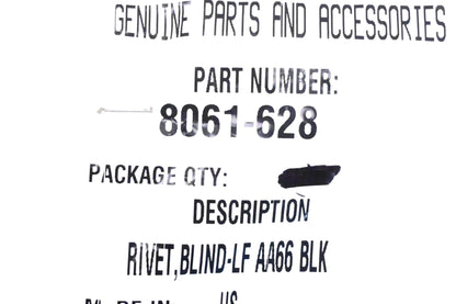 New OEM Arctic Cat 8061-628 Rivets Qty 5 NOS