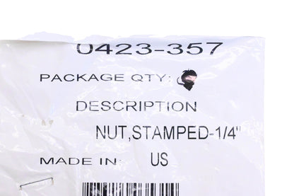 New OEM Arctic Cat 0423-357 Stamped Nuts Qty 2 NOS
