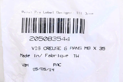 Aftermarket 205083544 Socket Head Screw NOS