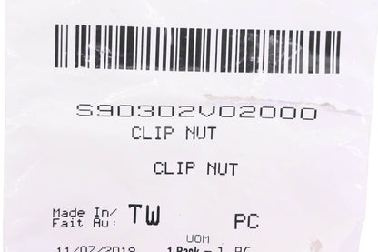Aftermarket S90302V02000 Clip Nut NOS