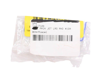 EBC 114-7120, SJ120-4 Large Round Main Jet #120 NOS