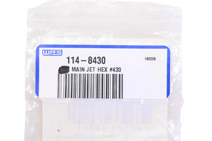 EBC 114-8430 Hex Main Jet #430 NOS