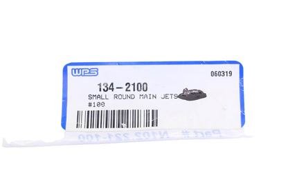 Mikuni 134-2100, N102-221-100 Small Round Main Jet #100 NOS