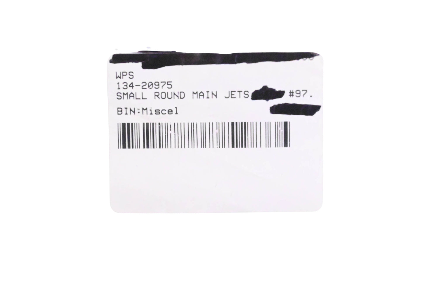 Mikuni 134-20975 Small Round Main Jet #97 NOS