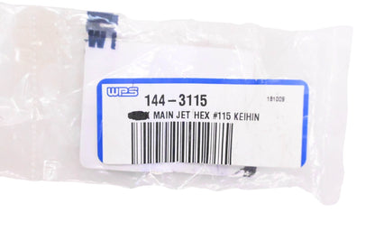 Keihin 144-3115 Hex Main Jet #115 NOS