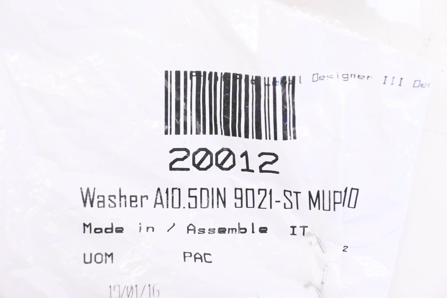 Aftermarket 20012 Washers Qty 2 NOS