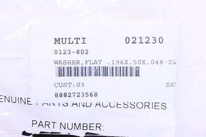 New OEM Arctic Cat 0123-802 Flat Washers Qty 3 NOS