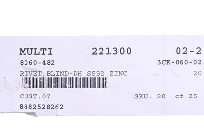 New OEM Arctic Cat 8060-482 Blind Rivet NOS