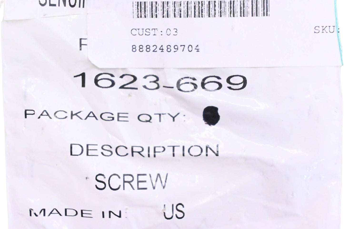 New OEM Arctic Cat 1623-669 Shoulder Screw NOS