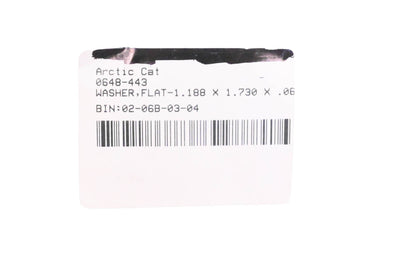 New OEM Arctic Cat 0648-443 Flat Washer NOS