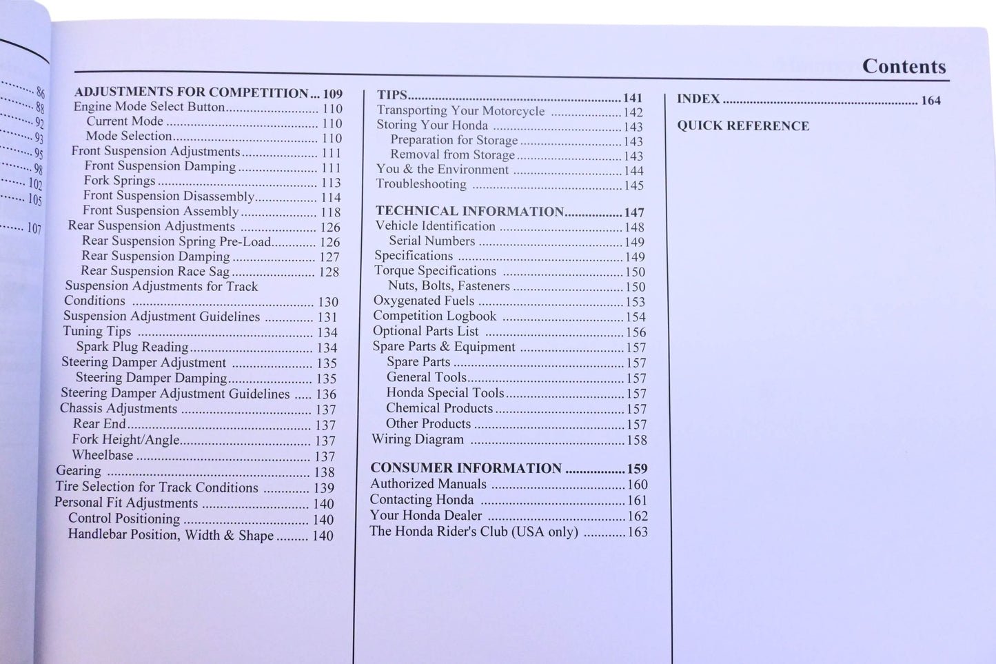 OEM Honda 31MEN710 2015 Owner's Manual & Competition Handbook