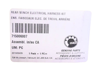 Aftermarket 715006007 Rear Winch Electrical Harness Kit NOS