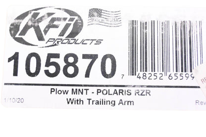 KFI 105870 Plow Mount Kit NOS