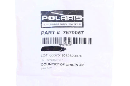 New OEM Polaris 7670057 Speed Nuts Qty 2 NOS