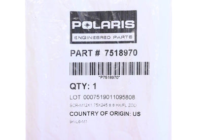 New OEM Polaris 7518970 Hex Flange Screw NOS