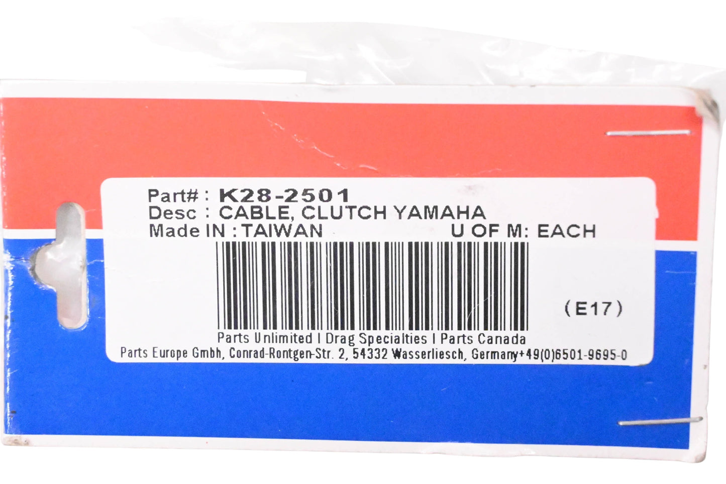 Parts Unlimited K28-2501 Yamaha Clutch Cable NOS