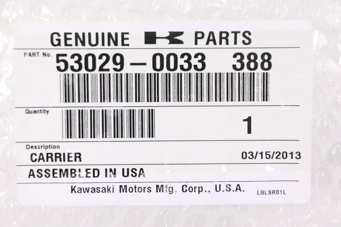 New OEM Kawasaki 53029-0033-388 Front Rack Carrier NOS