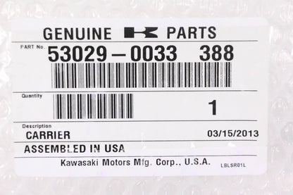 New OEM Kawasaki 53029-0033-388 Front Rack Carrier NOS