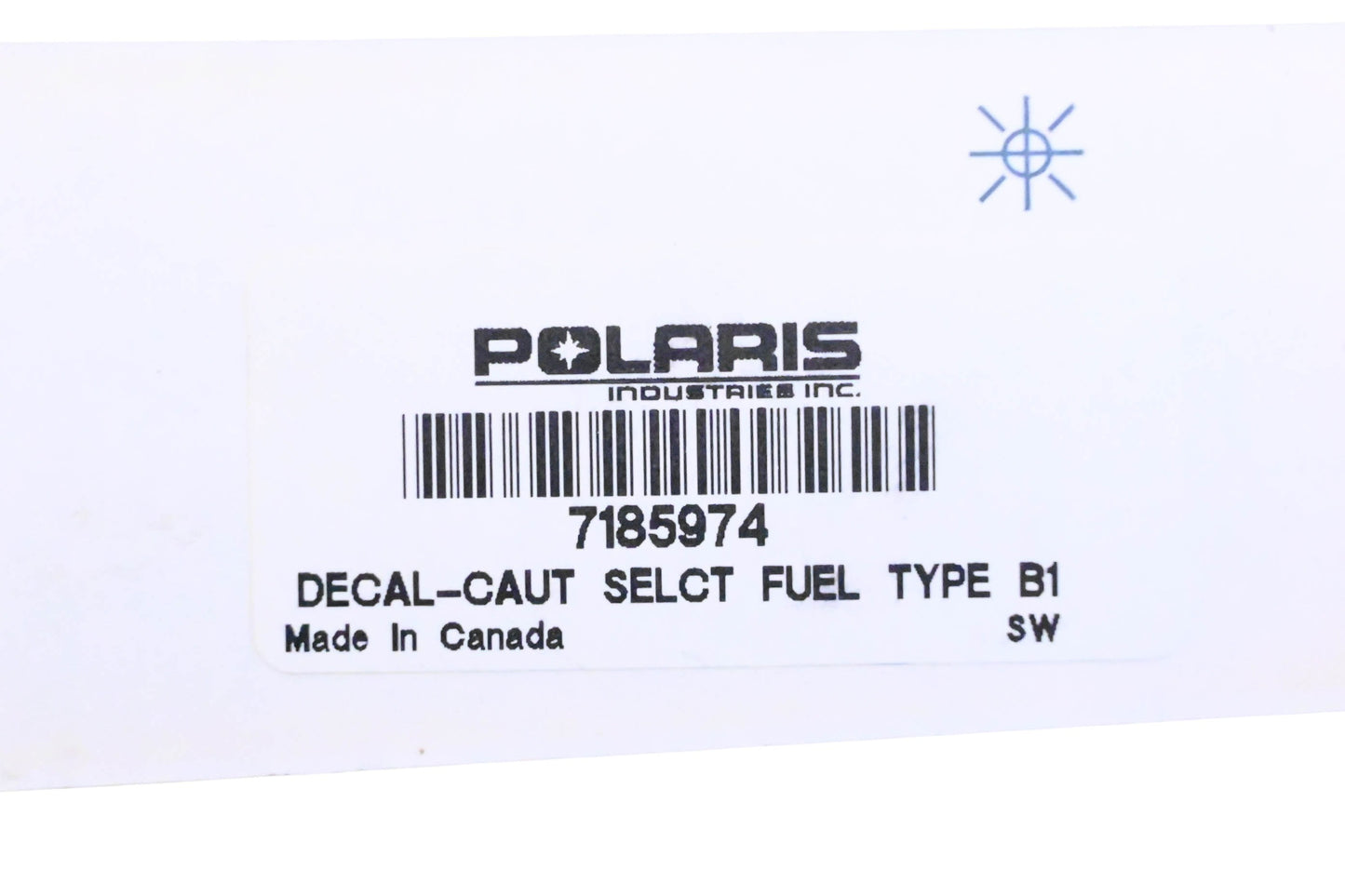 New OEM Polaris 7185974 Warning Label NOS