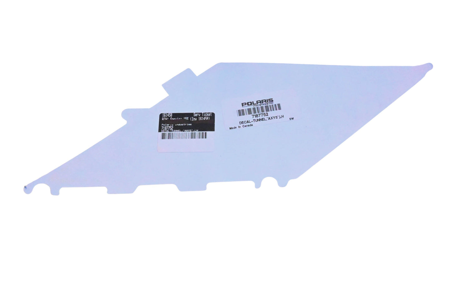 New OEM Polaris 7187752 Left Hand Tunnel Axys Decal NOS