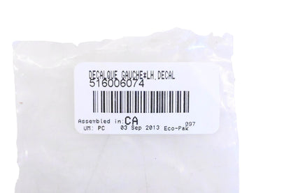 Aftermarket 516006074 Left Hand Frame Decal NOS