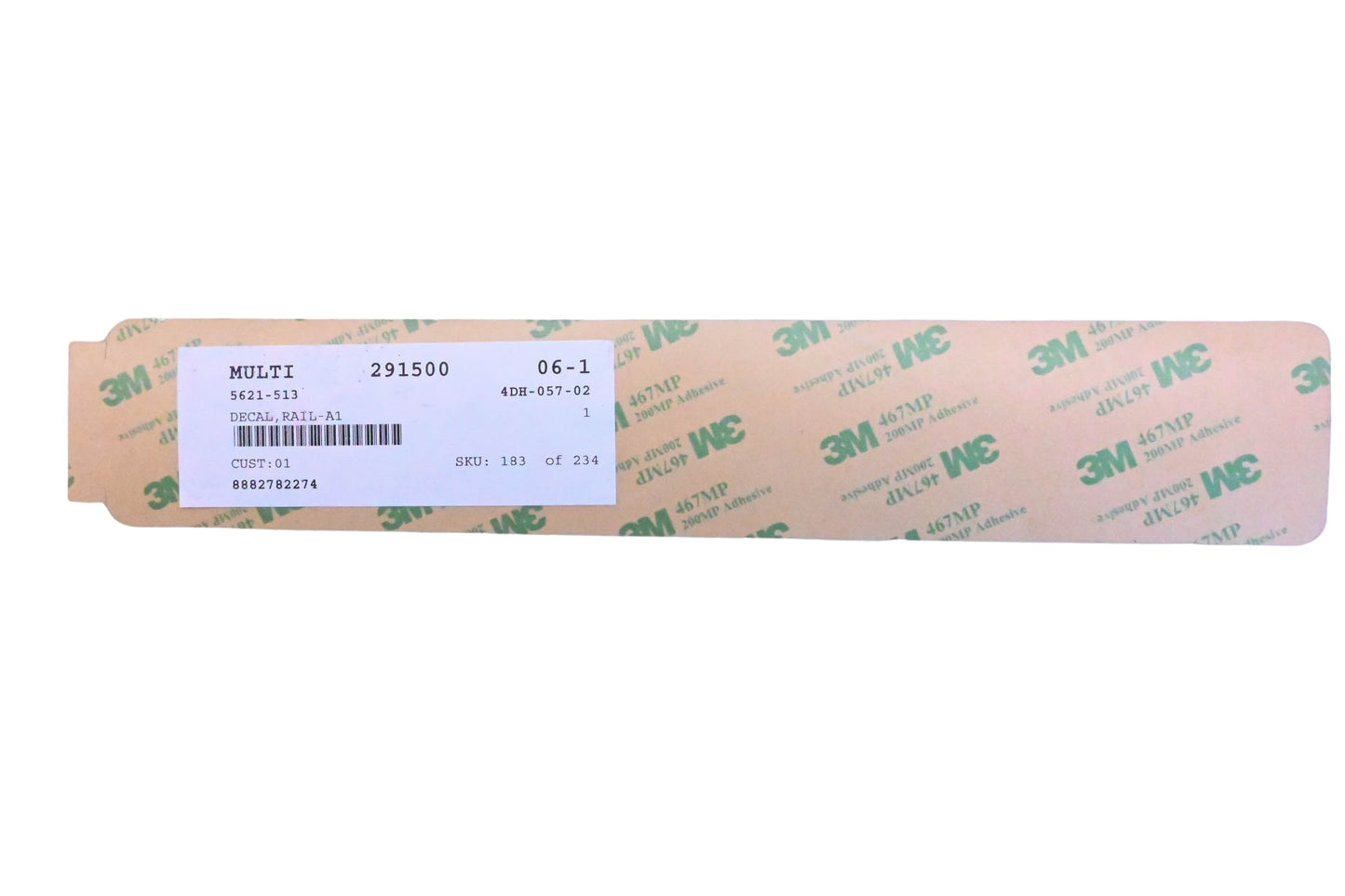 New OEM Arctic Cat 5621-513 Rail-A1 Decal Alpha One NOS