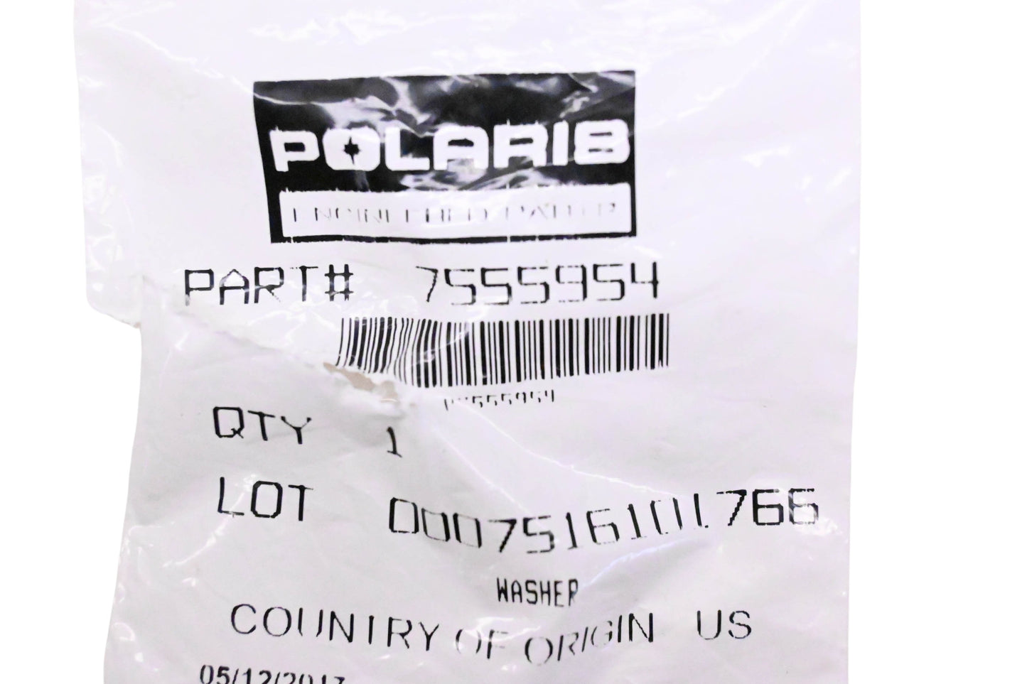 New OEM Polaris 7555954 Washer NOS